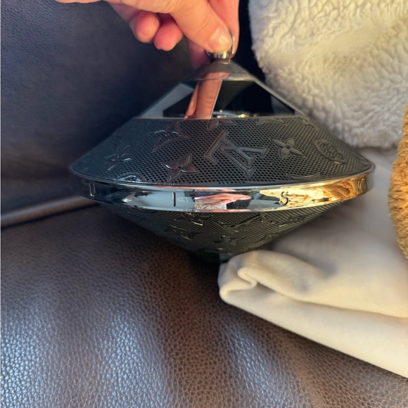Louis Vuitton Monogram Black and Silver Audio Device - Picture 1 of 5